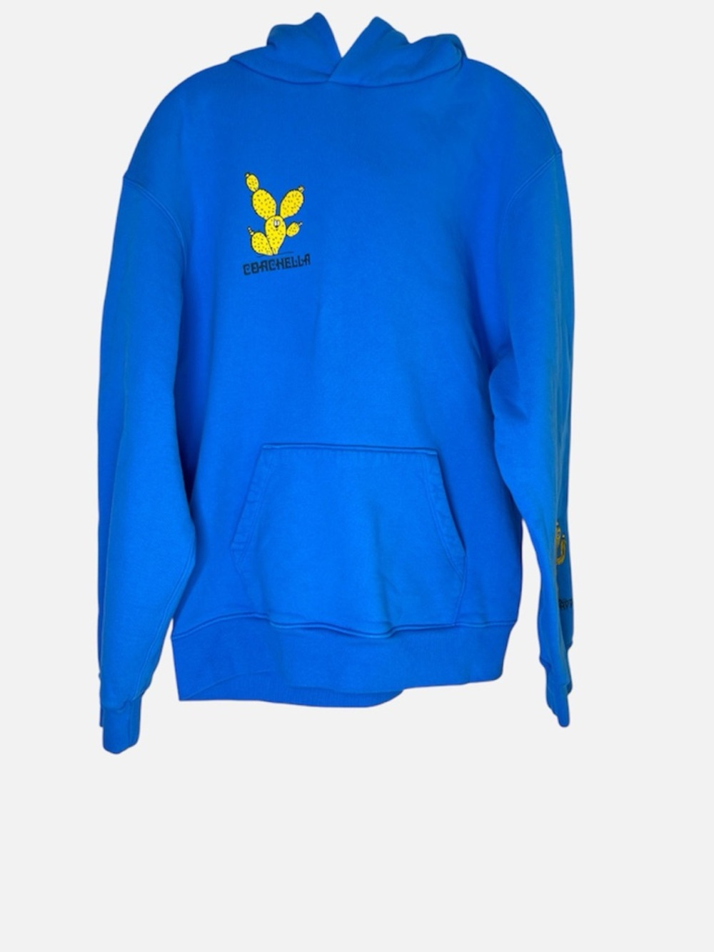 Madhappy x Coachella 2024 Desert Friends Fleece Hoodie Sweater Blue Sz L